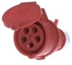 Tragbare Steckdose 16a 5p 400v 6h Ip44 Mehrfachgriff Schnellanschluss 3136