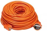Perel - Verl&auml;ngerungskabel - 40 M - Orangefarben - Seitlicher Erdungsanschluss