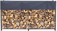 Quick-star - Metall Kaminholzregal Anthrazit 200 X 25 X 115 Cm Garten