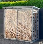 Quick-star - Wetterschutzwand Pvc Transparent 178x177cm F&uuml;r Kaminholzunterstand Xxl