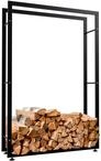 Clp - Kaminholzst&auml;nder Keri V2 Schwarz 25x100x150 Cm