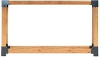 Westmann L&auml;rchenholz Kaminholzregal Michel Xl Natur 138x40x180 Cm