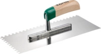 Gl&auml;ttekelle Gezahnt Edelstahl 280x130mm, 6x6mm, Edelstahl - Fortis