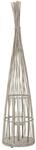 Ecd Germany Bambus Laterne, Windlicht 150 Cm, Holzfarbe, Gartenlaterne Mit Led