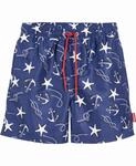 Marineblaue Uv-shorts - Playshoes - Stars 98-104