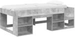 Kinderbettgestell Mit Stauraum Betongrau 90 X 200 Cm Vidaxl