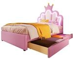 Kinderbett 90 X 200 Cm, 1 Platz, 2 Schubladen, Led 16 Farben, Kopfteil...