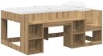 Kinderbettgestell Mit Stauraum Artisan-eiche 80 X 160 Cm Vidaxl