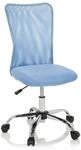 Kinderschreibtischstuhl / Kinderstuhl Kiddy Net I Netzstoff Blau Hjh Office