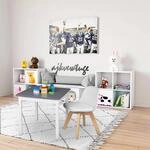 Kinderm&ouml;bel Kinderstuhl Mit Holzbeinen Sitzh&ouml;he 33cm, Stabile Kinder St&uuml;hle...
