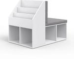 Kinderregal Onix, Wei&szlig;, 97.1 X 78.4 Cm Vicco