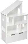 Atmosphera - B&uuml;cherregal Maison- Rollk&auml;sten - Wei&szlig; H. 104 Cm Cr&eacute;ateur