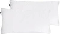 Kopfkissen 2er Set Vihren Niedrig 40 X 80 Cm Entenfedern Und Daunen Wei&szlig;