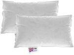 Homescapes 2er-set F&uuml;llkissen 30 X 50 Cm &ndash; Kissenf&uuml;llung G&auml;nsefedern &...