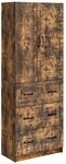 Schrankset 2 Stk. 66 X 34,5 X 87 Cm Holzwerkstoff R&auml;uchereiche Vidaxl