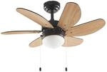 Starluna - Deckenventilator Mit Lampe 'minja' Aus Metall F&uuml;r Wohnzimmer & Esszimmer