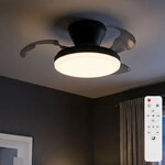 Led Deckenventilator Deckenlampe Wohnzimmer Dimmer Cct Fernbedienung D 38 Cm