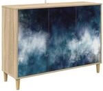 Sideboard Raalte Sonoma 102 X 33 X 75 Cm Holzwerkstoff Vidaxl