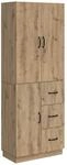 Schrankset 2 Stk. Artisan-eiche Holzwerkstoff Vidaxl