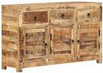 Sideboard 110x30x65 Cm Massivholz Mango Vidaxl