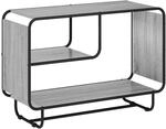 Sideboard Sonoma-grau 93.5 X 37.5 X 64.5 Cm Holzwerkstoff Vidaxl