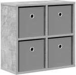 Vidaxl Sideboard Concrete Grey 49.5 X 22 X 47 Cm