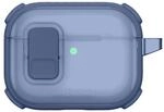 Airpods Pro 3 Titan Pro Mag H&uuml;lle, Durchsichtig - Blau