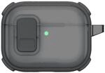 Airpods Pro 3 Titan Pro Mag H&uuml;lle, Durchsichtig - Schwarz