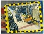 Moravia Industriespiegel Aus Acryl 600 X 800 Mm Rahmen Schwarz/gelb + Schelle