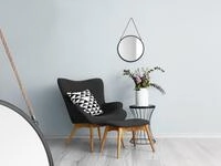 Mirrors And More - Schwarzer Metallspiegel Taira &Oslash;40cm Wandspiegel Zum Aufh&auml;ngen