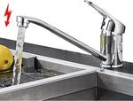 K&uuml;chenarmatur Niederdruck Messing Mit Keramikkartusche, 360&deg; Drehbar, Chrom