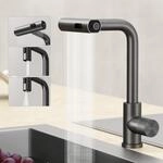 Mai & Mai Wasserhahn K&uuml;che K&uuml;chenarmatur Mit Brause Ausziehbar,...
