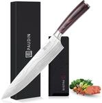 Kochmesser 25 Cm Profi Chefmesser Scharf Edelstahl Mit Pakkaholzgriff...