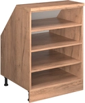 Dachschr&auml;genschrank Rion, Goldkraft Eiche, 60 X 81.8 Cm Mit 4 F&auml;chern,