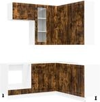 K&uuml;cheneinheit Lucca 8 Stk. Ger&auml;ucherte Eiche Holzwerkstoff Vidaxl