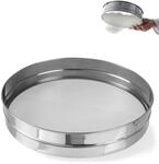 Dichtes B&auml;ckereisieb Zum Sieben Von Mehl, Durchmesser 407 Mm, Stahl - Hendi...