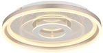 Led Deckenleuchte Silberfarben 3d-effekt Deckenlampe Schlafzimmerlampe D 50 Cm
