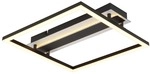 Led Deckenleuchte Deckenlampe Wohnzimmerlampe Rechteckig Schwarz Metall L 36 Cm