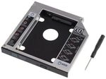 Ewent Sata Iii Ssd/hdd Einbaurahmen F&uuml;r Cd/dvd/blu-ray Laufwerk