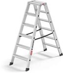Hailo Aluminium-doppelstufenleiter Master D100 2 X 6 Stufen