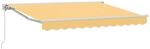 Einziehbare Markise Sand 3,5 X 2 M Polyester Und Aluminium Vidaxl