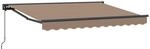 Manuell Einziehbare Markise Taupe 4,5 X 3,5 M Vidaxl