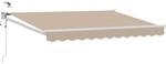 Elektrische Ausziehbare Markise Beige 3,5 X 2 M Vidaxl