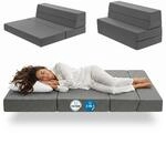 Arensberger Klappmatratze 90x200 Cm, 15 Cm Hoch &ndash; G&auml;stebett Klappbar, Faltmatratze