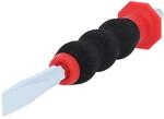 Ks-tools 156.0251 Flachmei&szlig;el Mit Handschutzgriff, 8-kant, 10mm