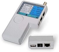 Aisens A142-0313 - Rj11/rj12/rj45 Kabeltester (usb, Koaxial) Farbe Grau