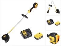Dcm 561 Pbs Akku Rasentrimmer 18v Brushless + 1x Akku 5,0ah + Ladeger&auml;t -...