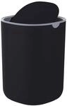 Relaxdays Tischm&uuml;lleimer, Mini, Kosmetikeimer Bad, K&uuml;che & B&uuml;ro, 1,5 L,