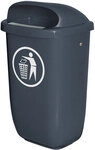 Brb Abfall- Beh&auml;lter F&uuml;r Den Au&szlig;enbereich, Inhalt 50 Liter, Nach Din 30713