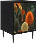 Nachttisch Zaandam Schwarz Eichen-optik 36 X 33 X 51 Cm Vidaxl